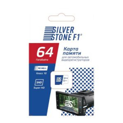 Карта памяти SilverStone F1 Speed Card 64GB Карта памяти SilverStone F1 Speed Card 64GB